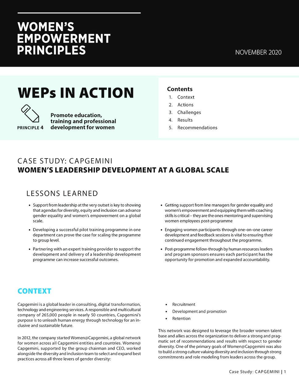 Case study Capgemini